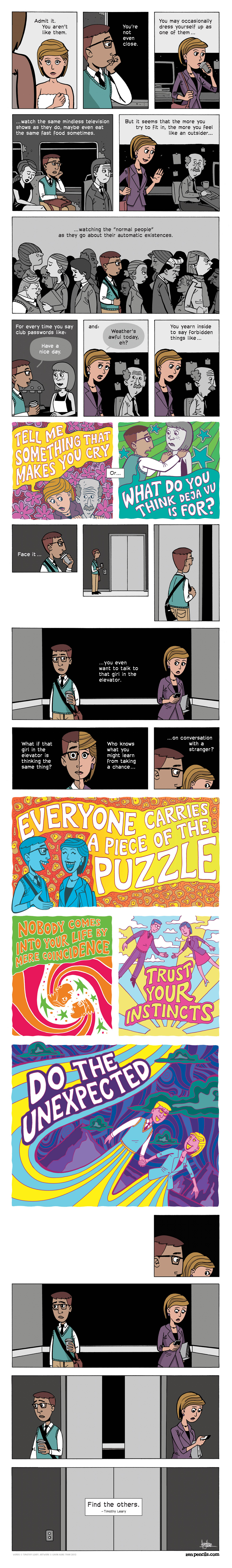 ZEN PENCILS - 102. TIMOTHY LEARY: You aren’t like them